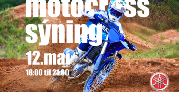 Motocross sýning YAMAHA 12 maí 2022